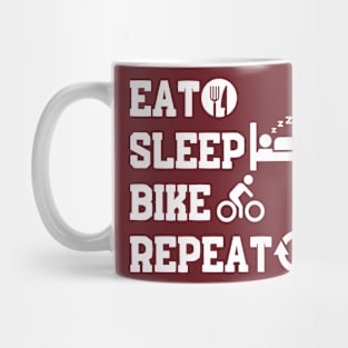 Eat Sleep Bike Repeat Mug